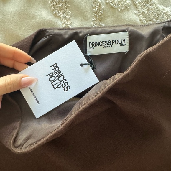 Princess Polly Brown Mini Skirt - Picture 2 of 2